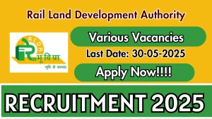 Rail Land Development Authority Recruitment 2025 - Apply Offline for 08 Manager, JGM and More Posts