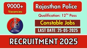 Rajasthan Police Constable Recruitment 2025 - Apply Online for 10000 Posts Rajasthan Police Constable Recruitment 2025 - Apply Online for 10000 Posts