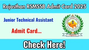 Rajasthan RSMSSB JTA Admit Card 2025 Out rsmssb.rajasthan.gov.in Download RSSB Junior Technical Assistant Admit Card Here Rajasthan RSMSSB JTA Admit Card 2025 Out rsmssb.rajasthan.gov.in Download RSSB Junior Technical Assistant Admit Card Here