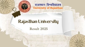 Rajasthan University Result 2025 Out at uniraj.ac.in Direct Link to Download 1st and 3rd Semester Result