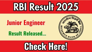 RBI Junior Engineer Result 2025 Out at rbi.org.in, Direct Link to Download Result PDF Here RBI Junior Engineer Result 2025 Out at rbi.org.in, Direct Link to Download Result PDF Here