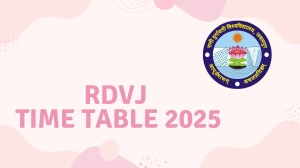 RDVJ Time Table 2025 Announced @ rdunijbpin.org Details Here RDVJ Time Table 2025 Announced @ rdunijbpin.org Details Here