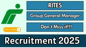 RITES Group General Manager Recruitment 2025 - Apply Offline RITES Group General Manager Recruitment 2025 - Apply Offline