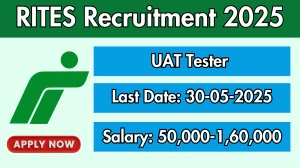 RITES UAT Tester Recruitment 2025 - Apply Online for 01 Posts