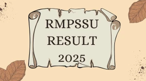 RMPSSU Result 2025 Released at rmpssu.ac.in Direct Link to Download ODD Semester Result