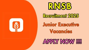 RNSB Junior Executive Recruitment 2025 - Apply Online