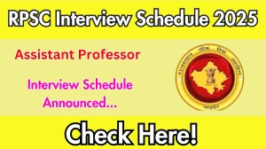 RPSC Assistant Professor Interview Schedule 2025 Released Check Date Details at rpsc.rajasthan.gov.in RPSC Assistant Professor Interview Schedule 2025 Released Check Date Details at rpsc.rajasthan.gov.in