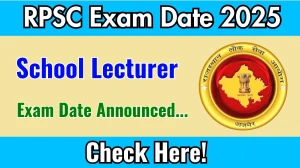 RPSC School Lecturer Exam Date 2025 Announced at rpsc.rajasthan.gov.in Exam details here RPSC School Lecturer Exam Date 2025 Announced at rpsc.rajasthan.gov.in Exam details here