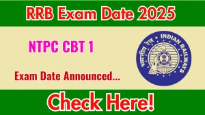 RRB NTPC CBT 1 Exam Date 2025 Announced at rrbcdg.gov.in Exam details here RRB NTPC CBT 1 Exam Date 2025 Announced at rrbcdg.gov.in Exam details here