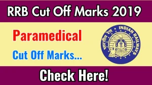 RRB Paramedical Cut Off Marks 2019 has released: Check Cut off Marks here rrcb.gov.in