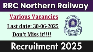 RRC Northern Railway Recruitment 2025 - Apply Online for 02 Singer, Classical Dancer Posts RRC Northern Railway Recruitment 2025 - Apply Online for 02 Singer, Classical Dancer Posts