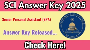 SCI SPA Answer Key 2025 Out sci.gov.in Download Senior Personal Assistant Answer Key Here SCI SPA Answer Key 2025 Out sci.gov.in Download Senior Personal Assistant Answer Key Here