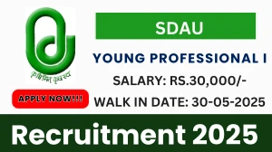 SDAU Young Professional I Recruitment 2025 – Walk in