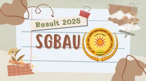 SGBAU Result 2025 Released at sgbau.ucanapply.com Direct Link to Download 1st, 3rd, 5th Sem Result