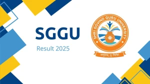 SGGU Result 2025 Released at sggu.ac.in Direct Link to Download UG Course Result SGGU Result 2025 Released at sggu.ac.in Direct Link to Download UG Course Result