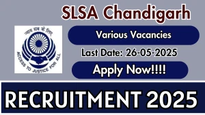 SLSA Chandigarh Recruitment 2025 - Apply Offline for 03 Clerk, Assistant Legal Posts