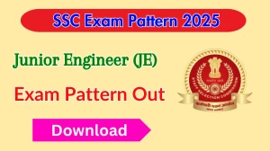 SSC JE Exam Pattern 2025 SSC JE Exam Pattern 2025