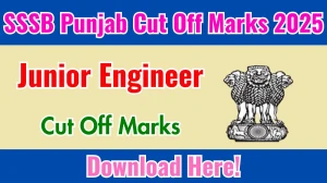 SSSB Punjab Junior Engineer Cut Off Marks 2025 has released: Check Cut off Marks here sssb.punjab.gov.in