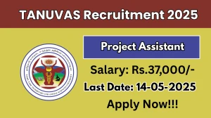 TANUVAS Project Assistant Recruitment 2025 – Walk in