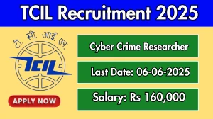 TCIL Cyber Crime Researcher Recruitment 2025 - Apply Online