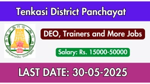 Tenkasi District Panchayat Recruitment 2025 - Apply Offline for 12 DEO, Trainers and More Posts Tenkasi District Panchayat Recruitment 2025 - Apply Offline for 12 DEO, Trainers and More Posts
