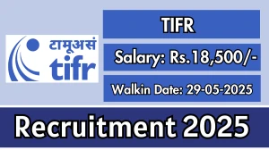 TIFR Recruitment 2025 - Walk in for 08 Turner, Machinist and More Posts