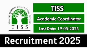 TISS Academic Coordinator Recruitment 2025 - Apply Offline