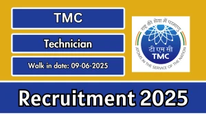 TMC Technician Recruitment 2025 – Walk in for 02 Posts