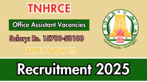 TNHRCE Office Assistant Recruitment 2025 - Apply Offline for 06 Posts
