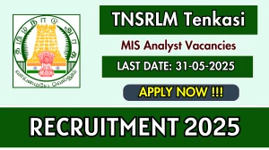TNSRLM Tenkasi MIS Analyst Recruitment 2025 - Apply Offline TNSRLM Tenkasi MIS Analyst Recruitment 2025 - Apply Offline