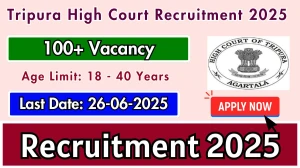 Tripura High Court Group B, Group C Recruitment 2025 - Apply Online for 127 Steno, LDC, and Other Posts