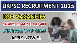 UKPSC DSO Recruitment 2025 - Apply Online for 06 Posts UKPSC DSO Recruitment 2025 - Apply Online for 06 Posts