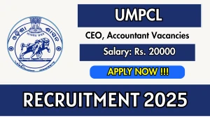 UMPCL Recruitment 2025 - Apply Offline for 02 CEO, Accountant Posts UMPCL Recruitment 2025 - Apply Offline for 02 CEO, Accountant Posts