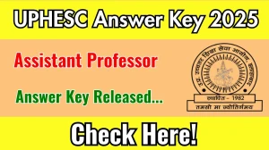 UPHESC Assistant Professor Answer Key 2025 Released – Download Now at uphesc.org UPHESC Assistant Professor Answer Key 2025 Released – Download Now at uphesc.org