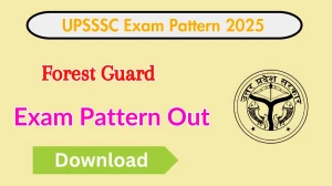 UPSSSC Forest Guard Exam Pattern 2025 UPSSSC Forest Guard Exam Pattern 2025