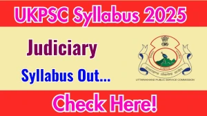 Uttarakhand Judiciary Syllabus 2025 Out Direct Link to Download Syllabus PDF here