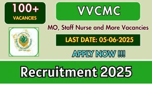 Vasai Virar City Municipal Corporation Recruitment 2025 - Apply Offline for 110 MO, Staff Nurse and More Posts Vasai Virar City Municipal Corporation Recruitment 2025 - Apply Offline for 110 MO, Staff Nurse and More Posts