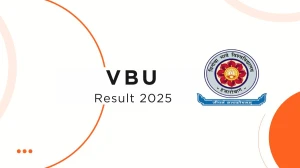 VBU Result 2025 Released at vbu.ac.in Direct Link to Download 3rd Sem Result