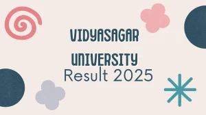 Vidyasagar University Result 2025 Released at vidyasagar.ac.in Direct Link to Download 3rd, 5th Semester Result