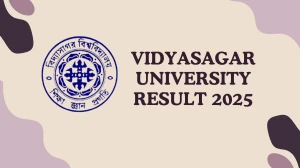 Vidyasagar University Result 2025 Released at vidyasagar.ac.in Direct Link to Download 3rd, 5th Sem Result Vidyasagar University Result 2025 Released at vidyasagar.ac.in Direct Link to Download 3rd, 5th Sem Result