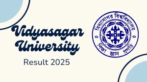 Vidyasagar University Result 2025 Released at vidyasagar.ac.in Direct Link to Download 5th Sem Result Vidyasagar University Result 2025 Released at vidyasagar.ac.in Direct Link to Download 5th Sem Result