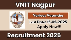 VNIT Nagpur Recruitment 2025 - Apply Offline for 06 JRF, Project Associate and More Posts
