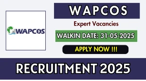 WAPCOS Experts Recruitment 2025 – Walk in for 55 Posts WAPCOS Experts Recruitment 2025 – Walk in for 55 Posts