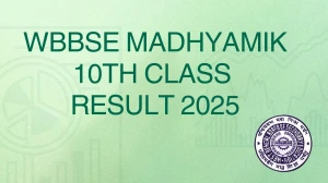 WBBSE Madhyamik 10th Class Result 2025 Out at wbresults.nic.in How to check Results Here