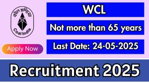 WCL Full Time Advisor Recruitment 2025 - Apply Offline for 1 Posts