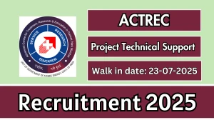 ACTREC Project Technical Support III Recruitment 2025 – Walk in