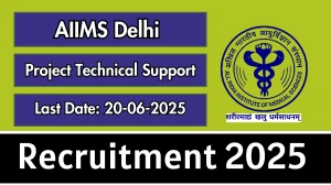 AIIMS Delhi Project Technical Support III Recruitment 2025 - Apply Offline AIIMS Delhi Project Technical Support III Recruitment 2025 - Apply Offline