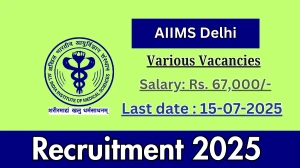 AIIMS Delhi Recruitment 2025 - Apply Offline for 03 Superintending Engineer, Chief Nursing Officer and More Posts