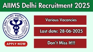 AIIMS Delhi Recruitment 2025 - Apply Offline for 05 Scientist I, Project Technical Support III Posts