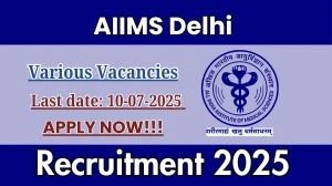 AIIMS Delhi Recruitment 2025 - Apply Online for 13 DEO, Project Technical Support III and More Posts